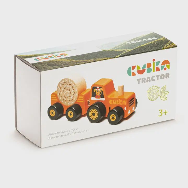 Cubika Wooden Toy Tractor