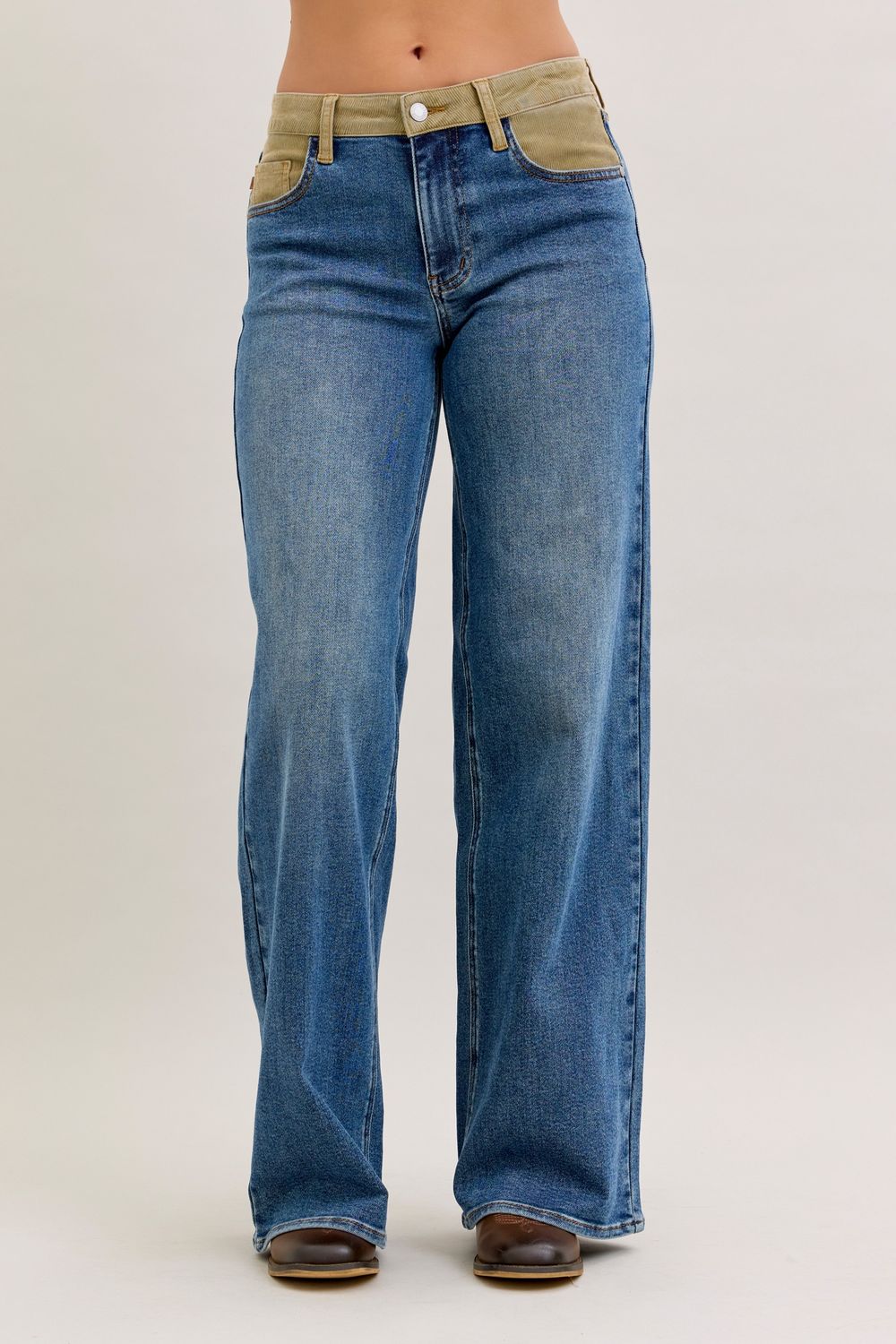 MR Column Straight With Corduroy Waist