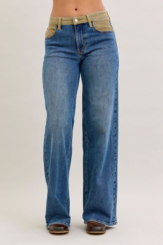 MR Column Straight With Corduroy Waist