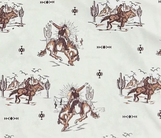 Men's Long Sleeve - Western Print