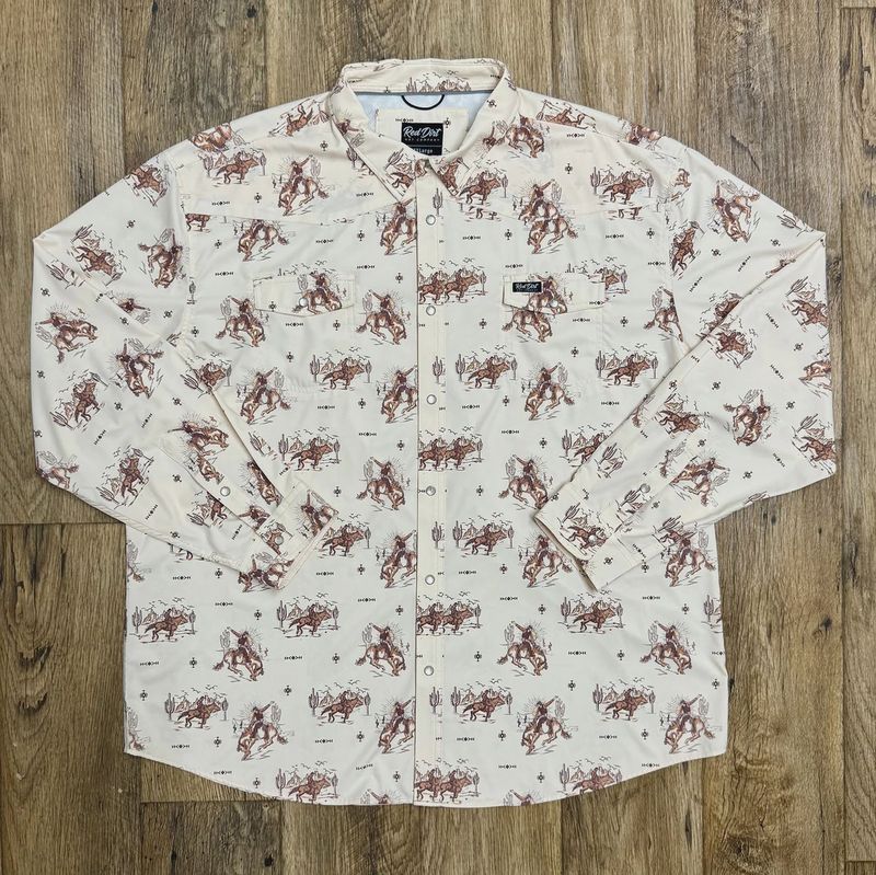 Men's Long Sleeve - Western Print