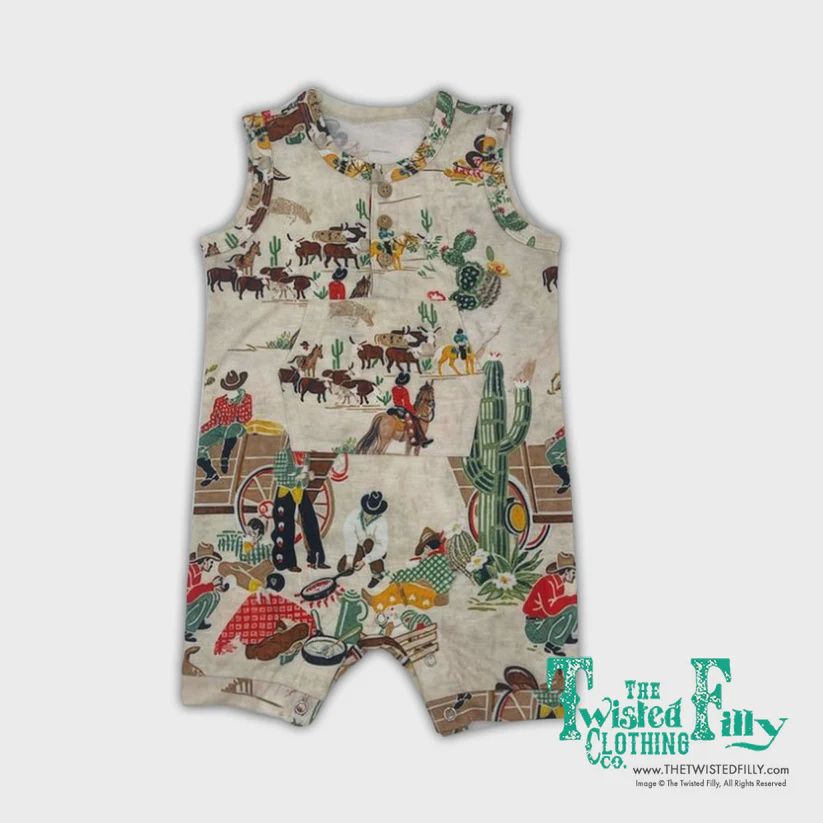 Infant Sleeveless Short Romper