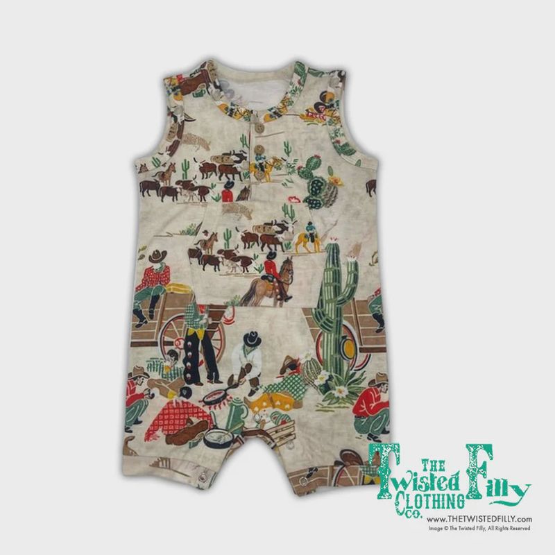 Infant Sleeveless Short Romper