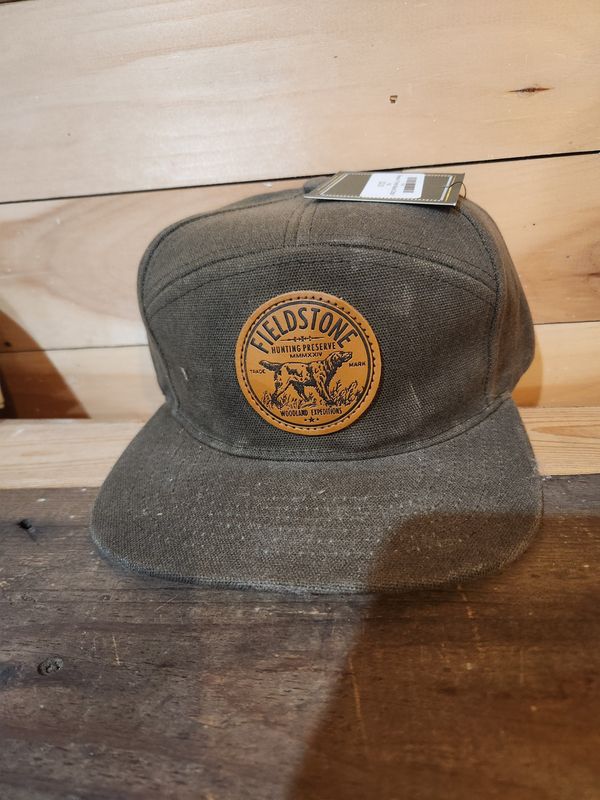 Fieldstone Logo Wax Hat- Brown