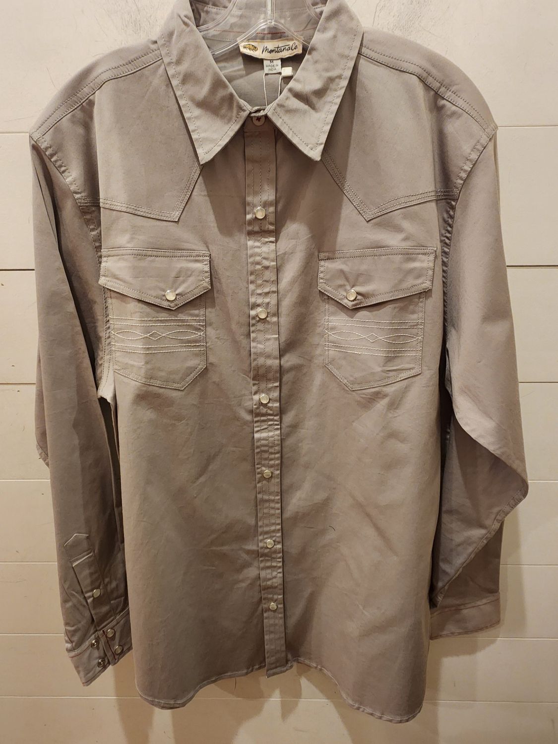Men's Solid Western Shirt