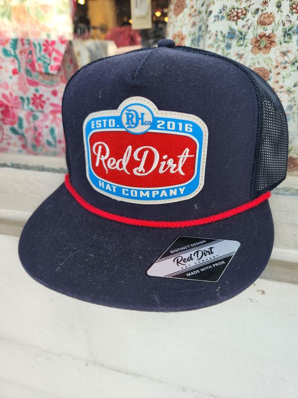 Gitty up navy red rope