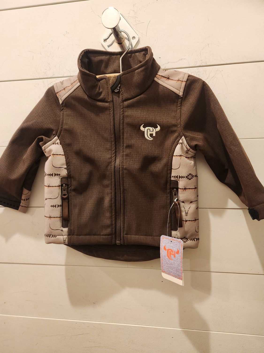 Inf Ghost Aztec Barb Accent Polyshell Jacket