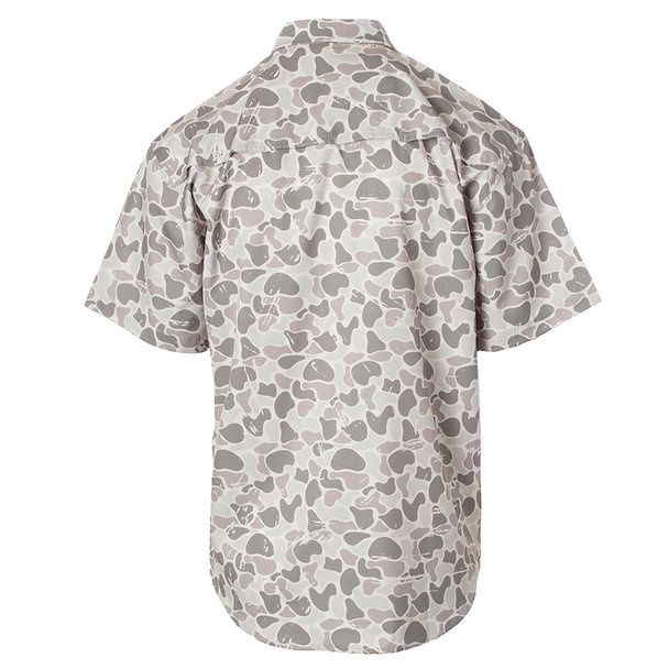 Youth Marsh Camo Button Down