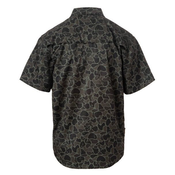 Youth Nightshade Camo Button Down
