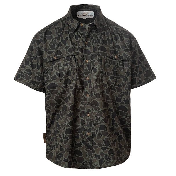 Youth Nightshade Camo Button Down