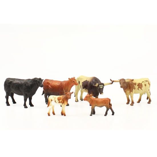 Set 6 Cow Figure
