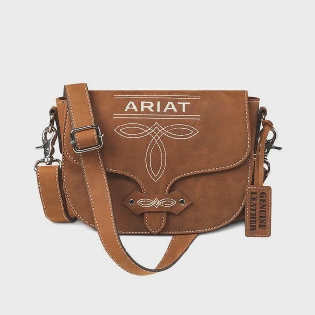 Ariat Lynn Small Crossbody Medium Brown