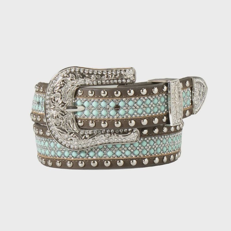 Angel Ranch Beaded Turquoise Girl's Belt