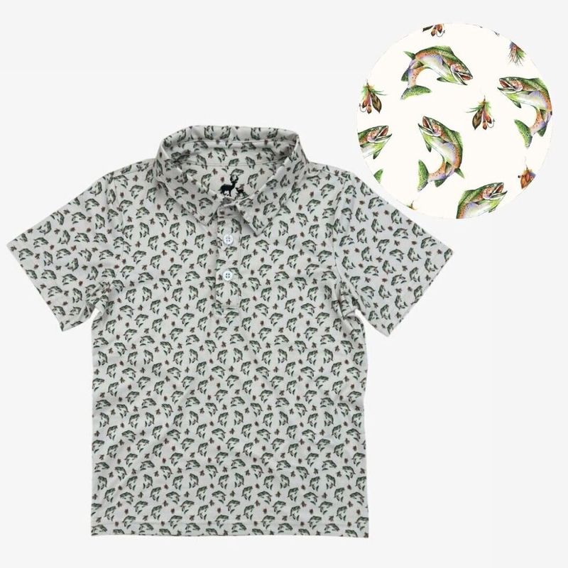 Cool Shade Scottie Polo Trout Traditions