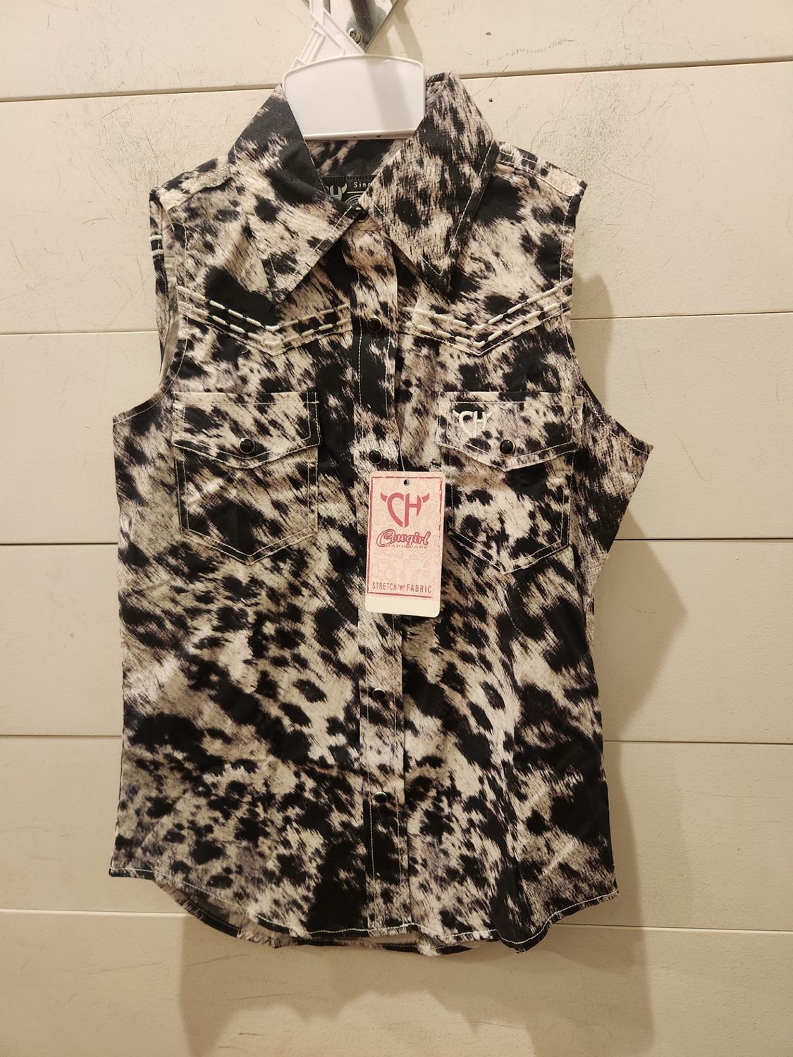 Youth Cowhide Sleeveless Print