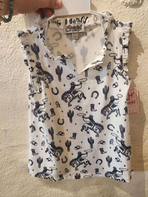 Youth Buck N' Boots Ruffle Trim