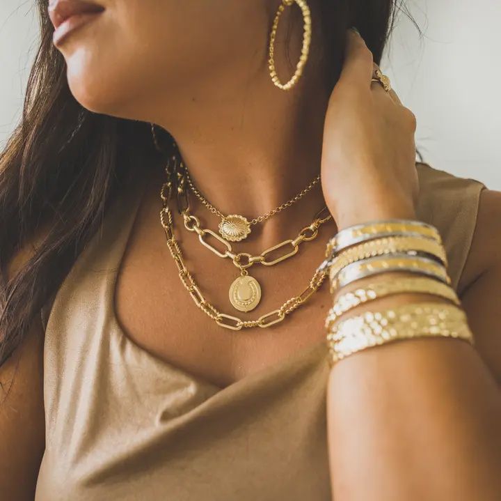 18K Gold Plated 20" Rope Link Chain