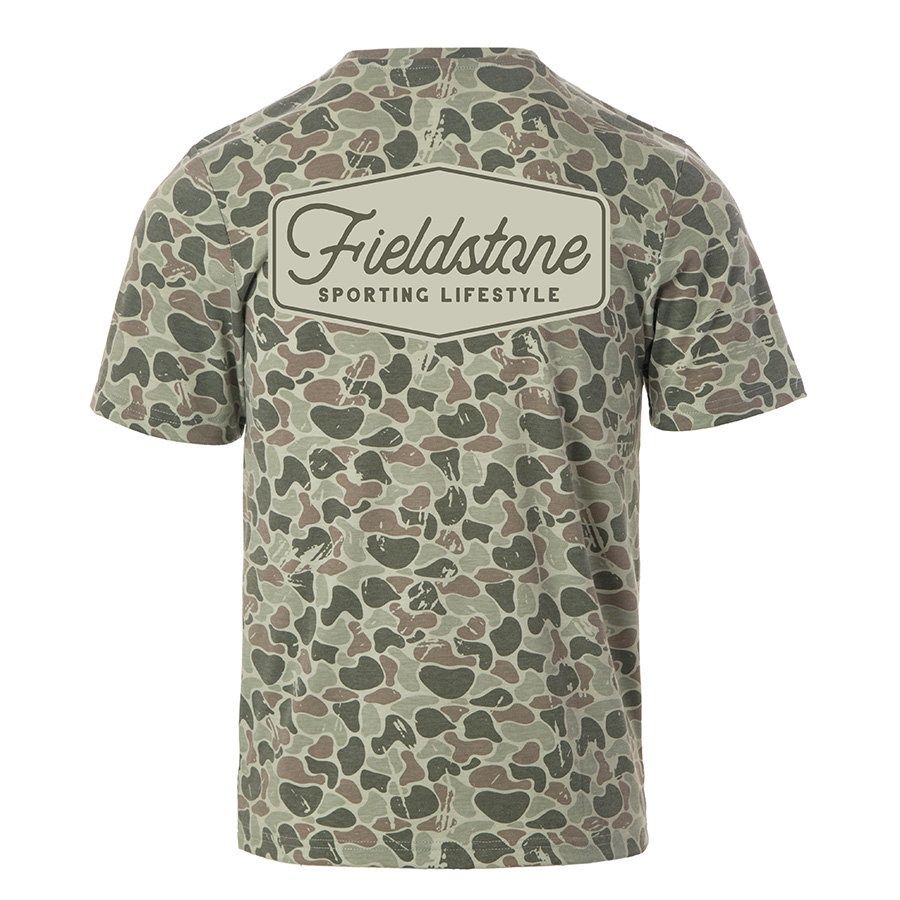Marsh Camo Logo Tee