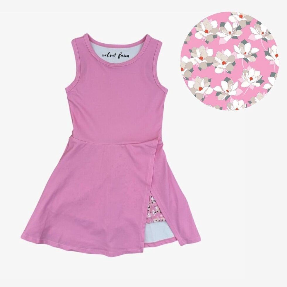 Maren Performance Dress UPF50+/ Sunset Sorbet+Southern Bloom