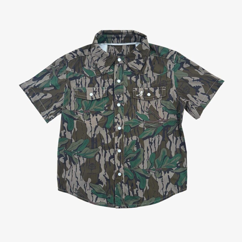 cooper performance field shirt || mossy oak® greenleaf