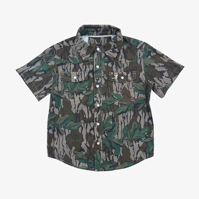 cooper performance field shirt || mossy oak® greenleaf