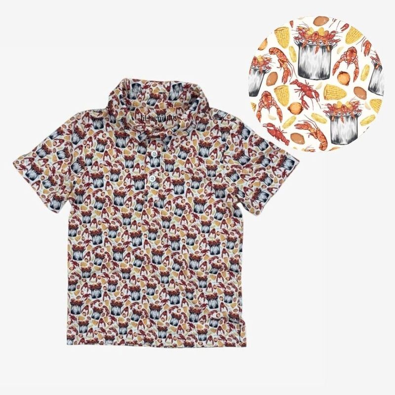 CoolShade™ scottie polo UPF 50+ || crawfish boil