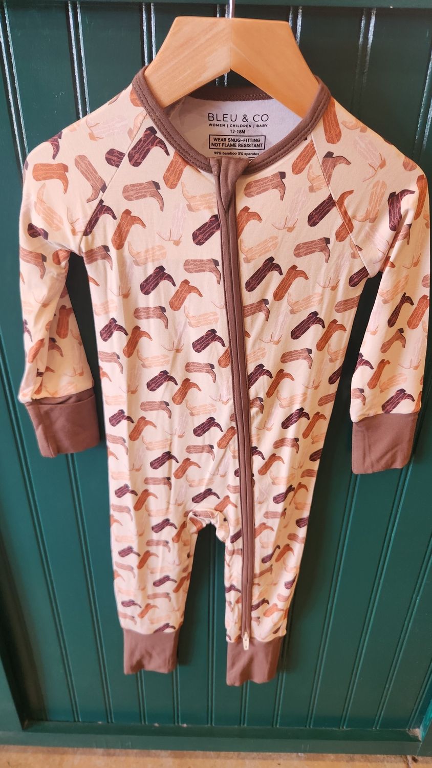 Brown Boots Bamboo Loungewear