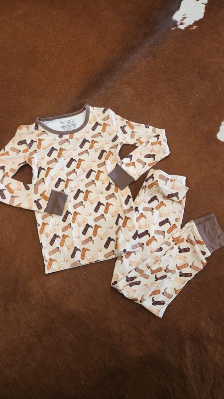 Brown Boots Bamboo Loungewear 2Piece Set