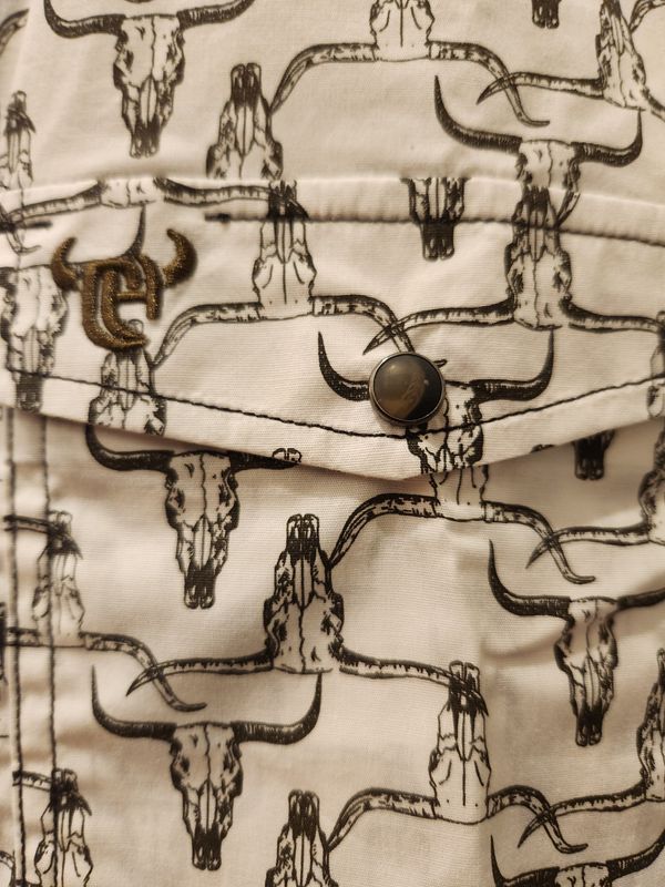 Hombre Skull Short Sleeve Print