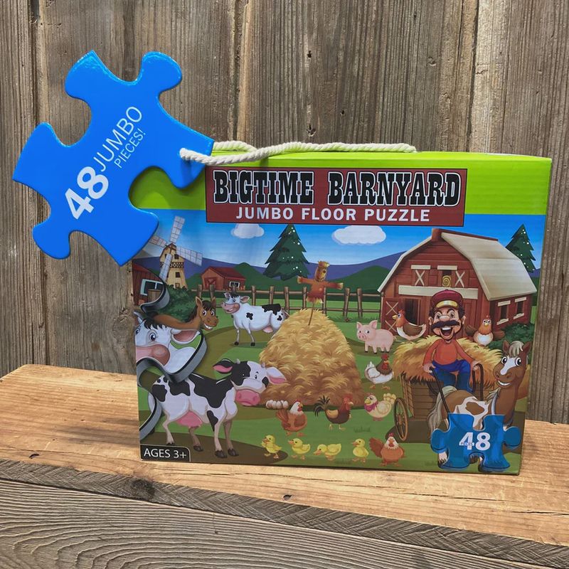 Bigtime Barnyard 48 Jumbo Floor Puzzle