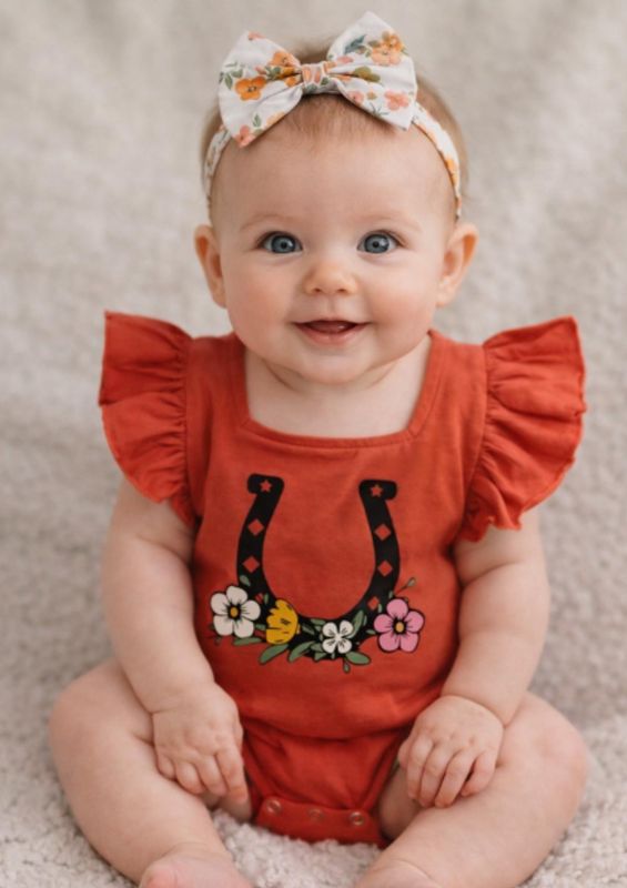 Floral Horseshoe Bubble