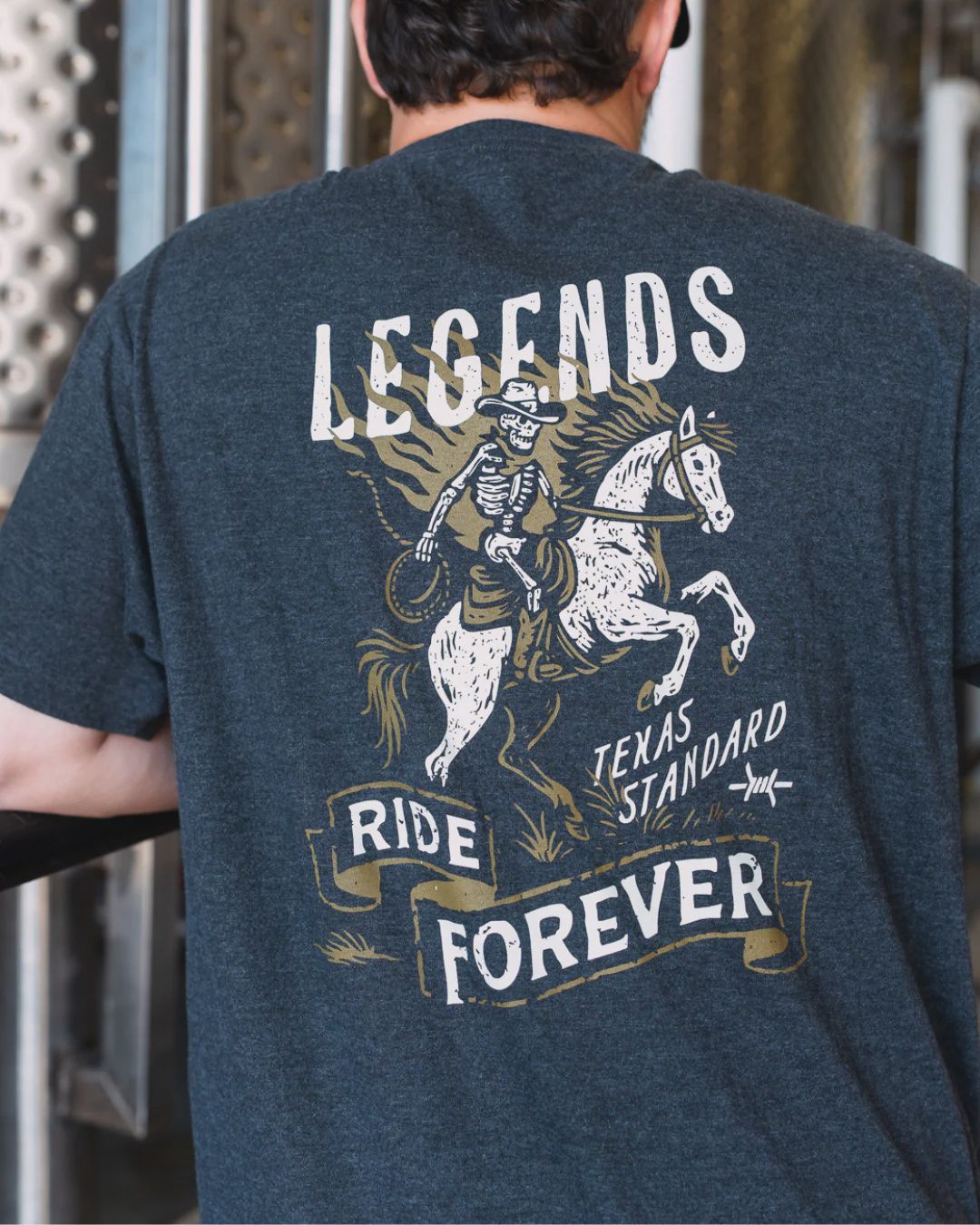 Heritage Printed Tee - Legends Ride Forever