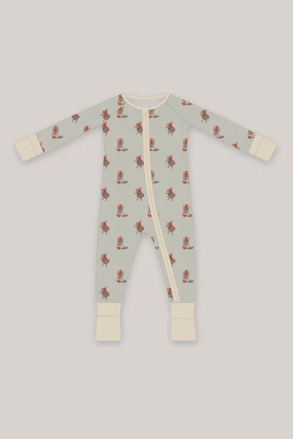 Mint Bullrider Pajama