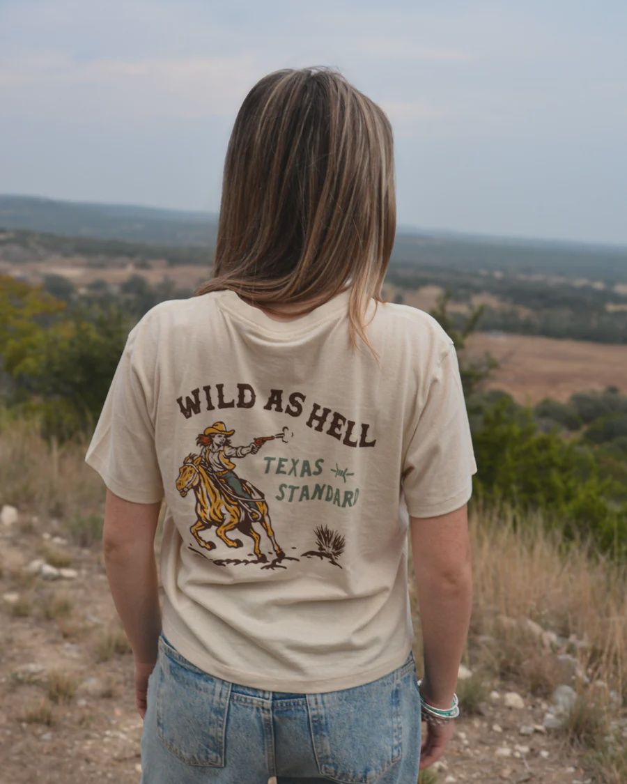 Wild As Hell Crop Tee