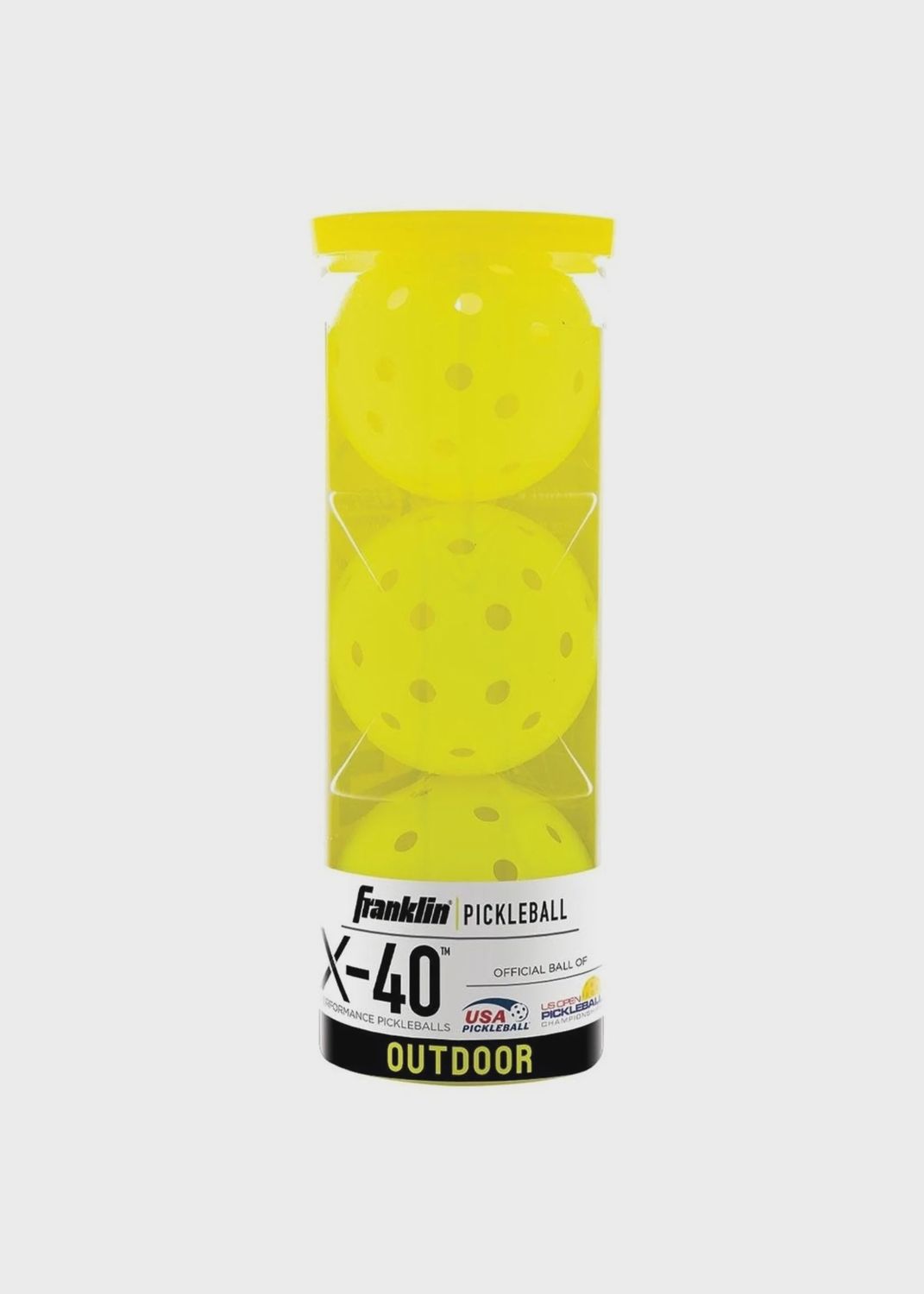 FRANKLIN OUTDOOR X-40 PICKLEBALL x3 BALLS