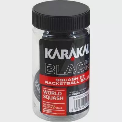 KARAKAL COMP BLACK RACKETBALL BALLS 2PK KZ403