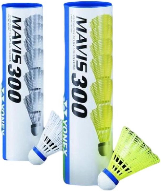 YONEX MAVIS 300 MEDIUM SPEED SHUTTLECOCKS 6pk