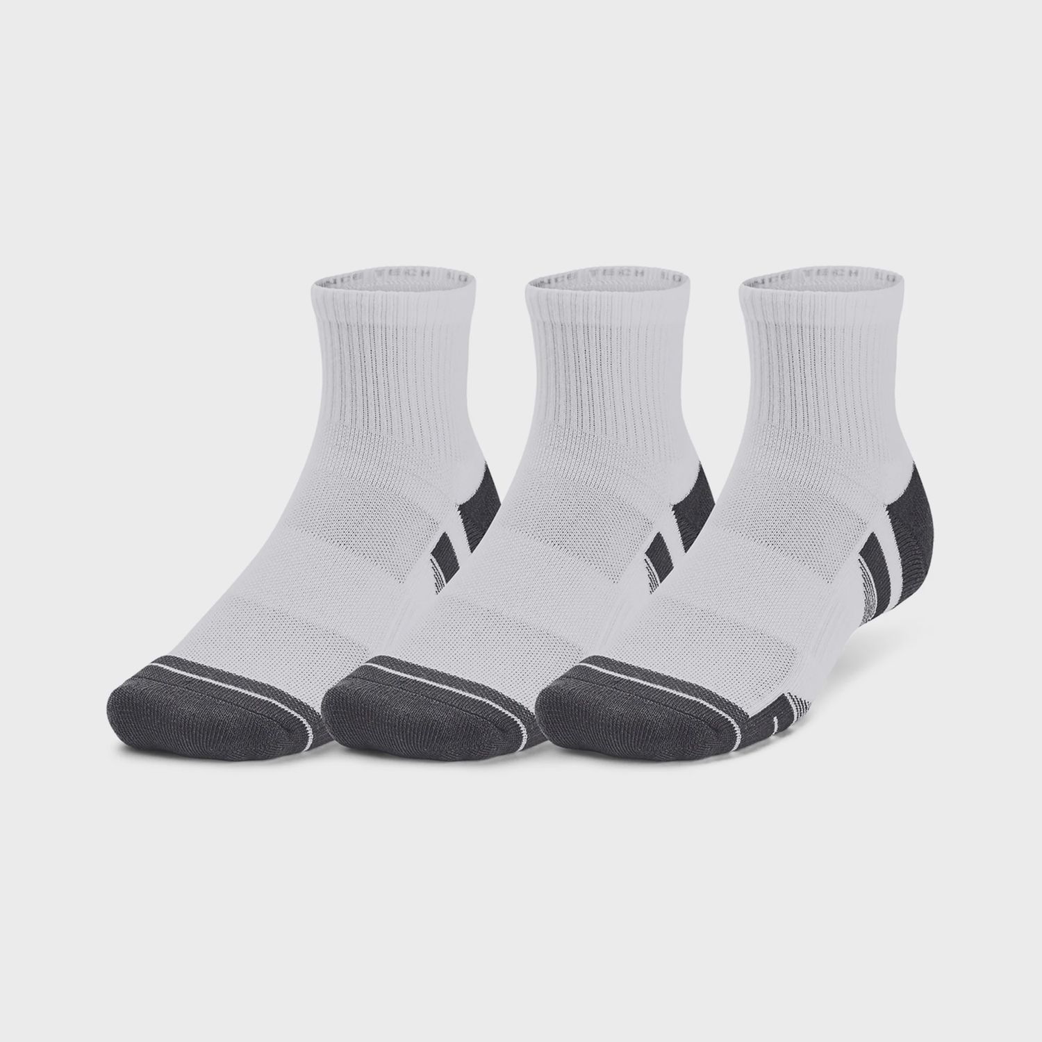 UA PERF TECH QUARTER SOCK 1379510, Colour: White, S-XL: M