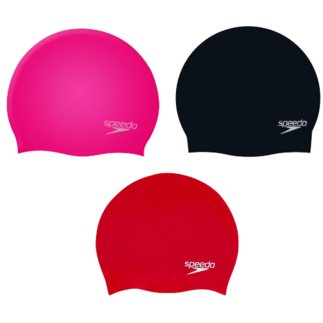 SPEEDO MOULDED SILICONE SWIM CAP JNR
