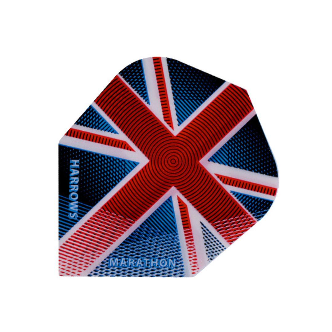 HARROW MARATHON DART FLIGHT SET UNION JACK HA1565