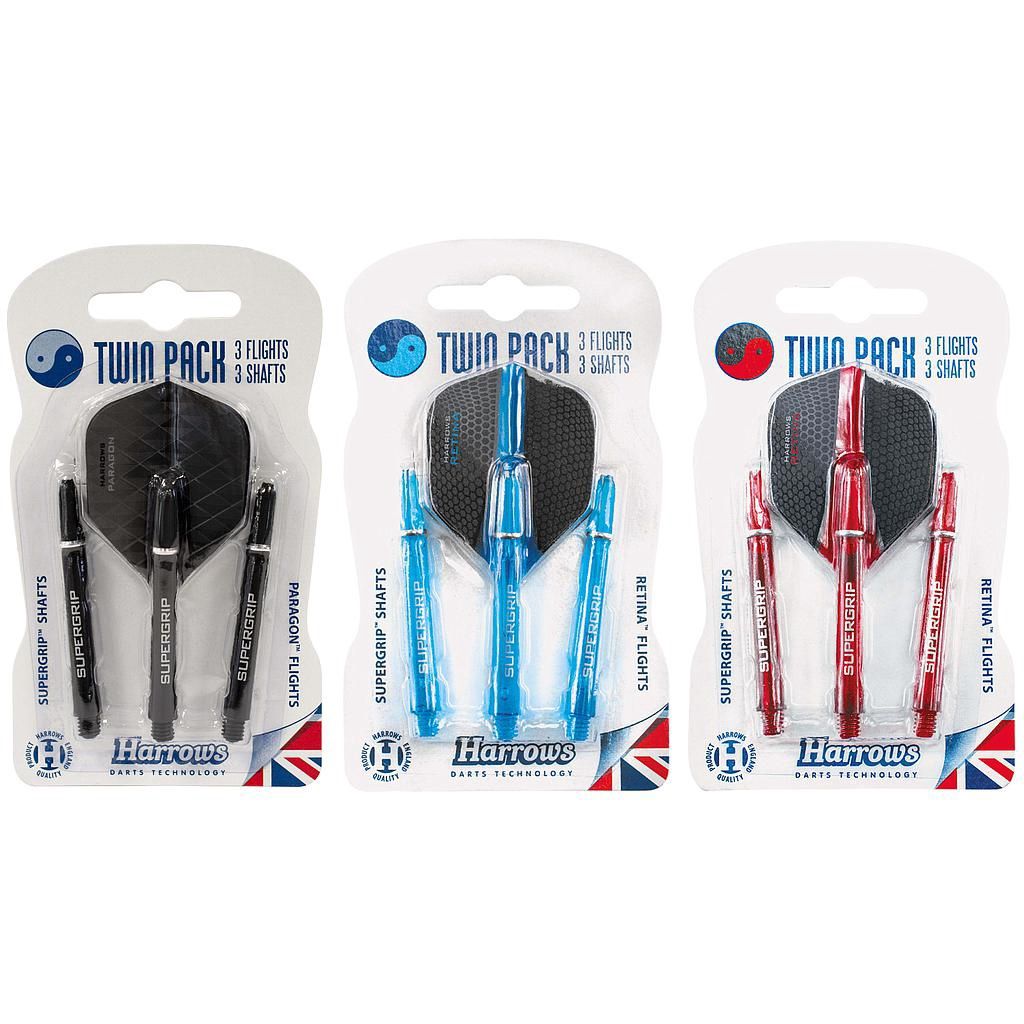 HARROWS TWIN PACK FLIGHT+SHAFT HA240