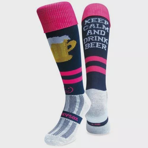WACKY SOX KEEP CALM DRINK BEER