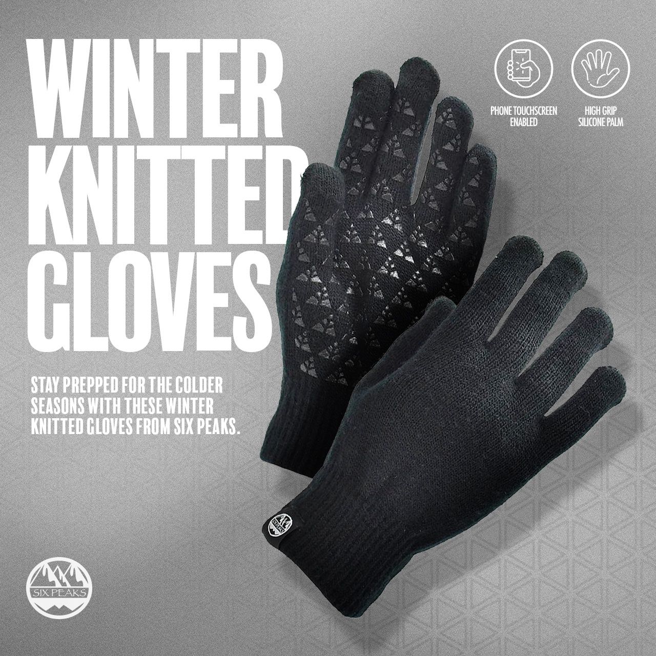 SIX PEAKS WINTER KNOTTED GLOVES SIG0002