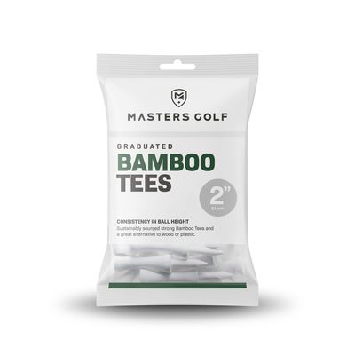 MASTERS BAMBOO GOLF TEES 2 &quot; TEB0022