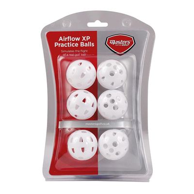 MASTERS AIRFLOW GOLF BALLS 6pk