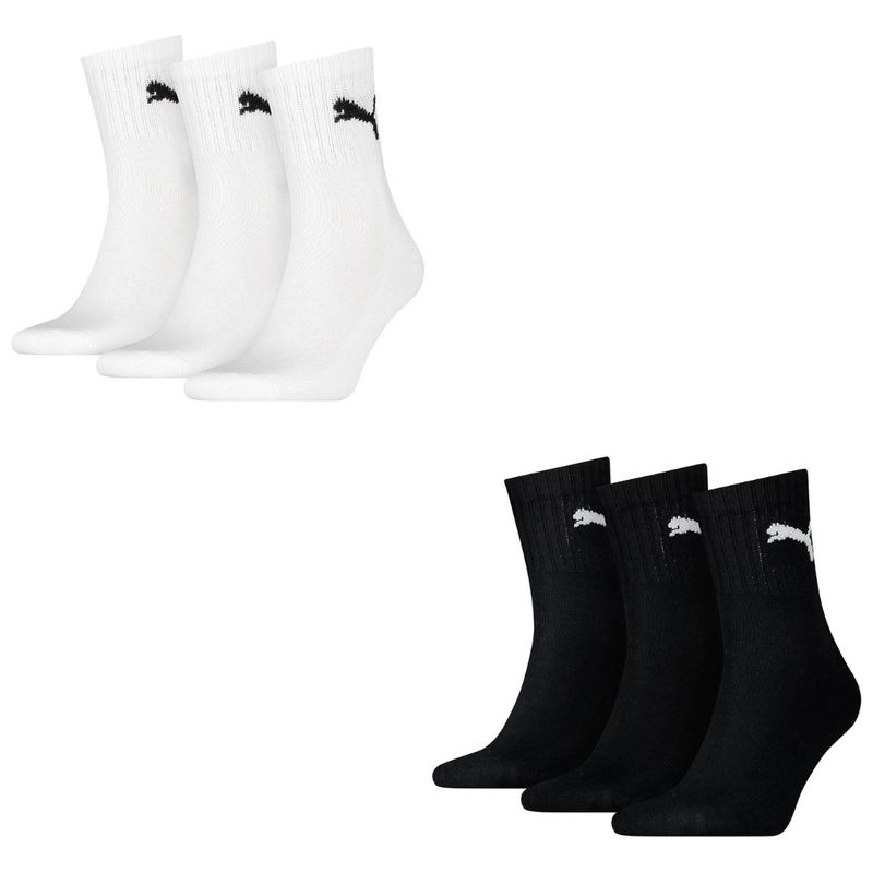 PUMA SHORT CREW SOCKS 3PK