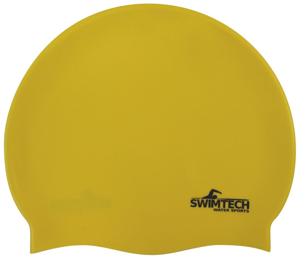 SWIMTECH SILICONE SWIM HAT STA200, Colour: YELLOW