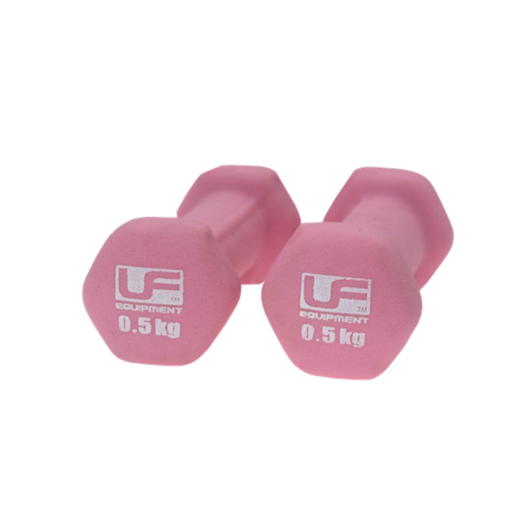 UF HEX NEOPRENE DUMBBELL 2x 0.5KG