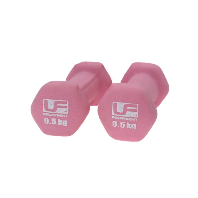 UF HEX NEOPRENE DUMBBELL 2x 0.5KG