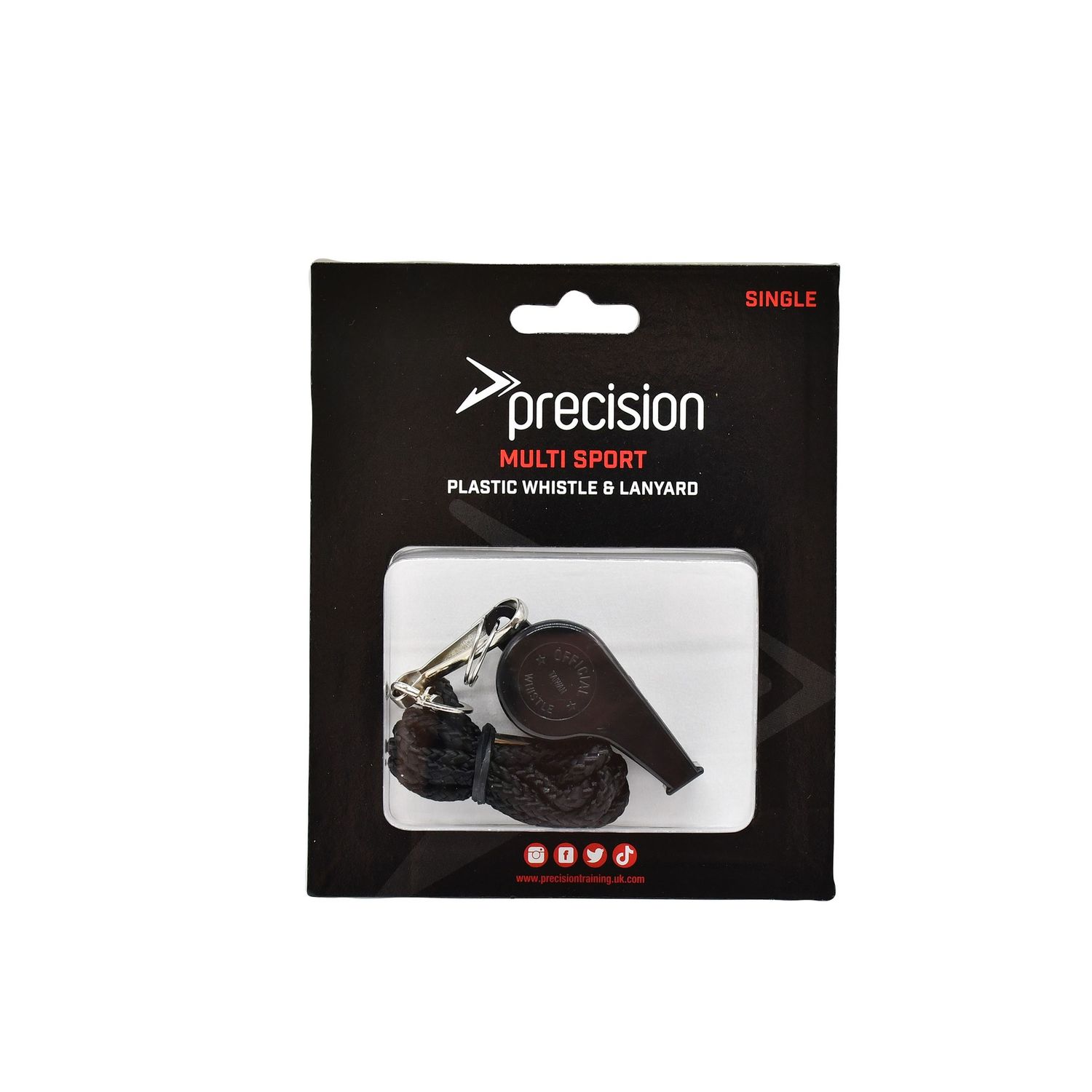 035229 Precision Plastic Whistle With Lanyard FB499